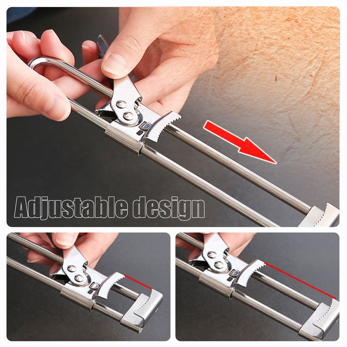 Adjustable Stainless Steel Can Opener